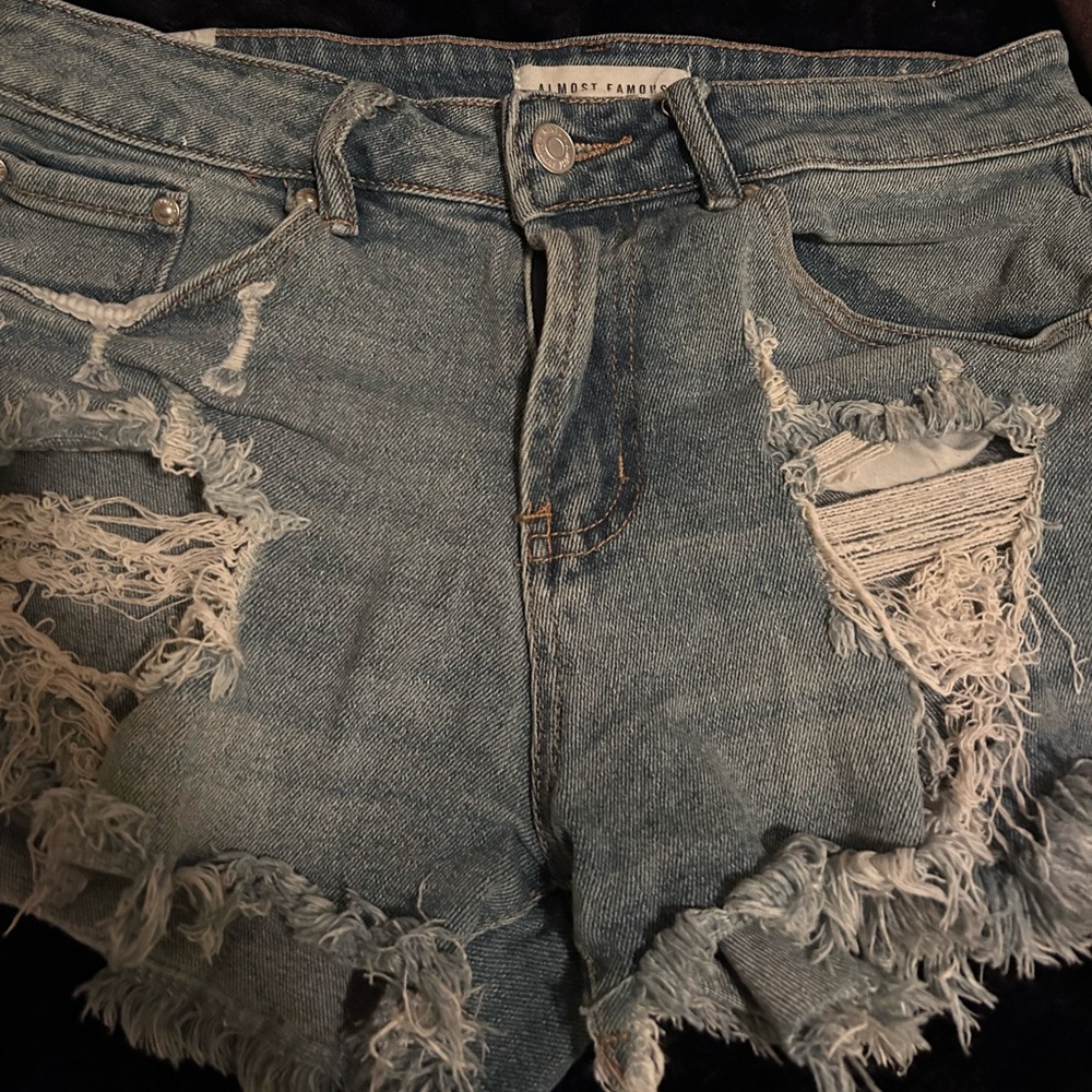 Almost Famous shorts never worn light denim